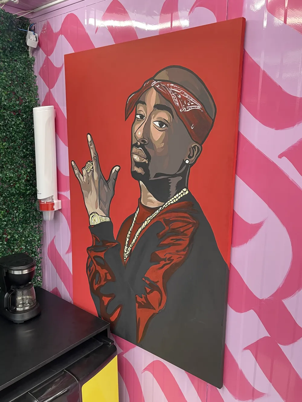 Quadro do Tupac Shakur