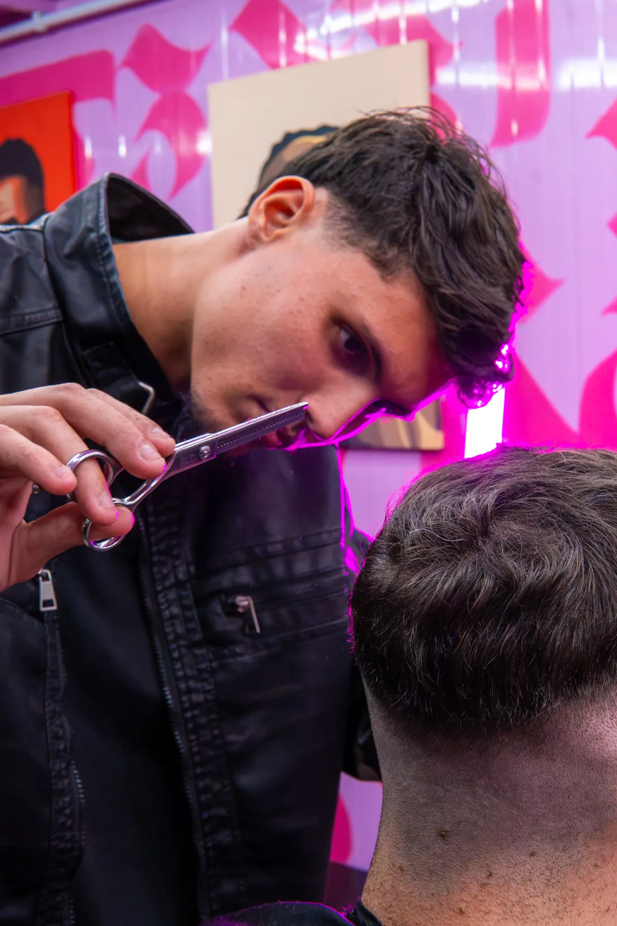 Corte na tesoura